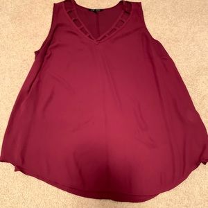 Wine Tank Blouse